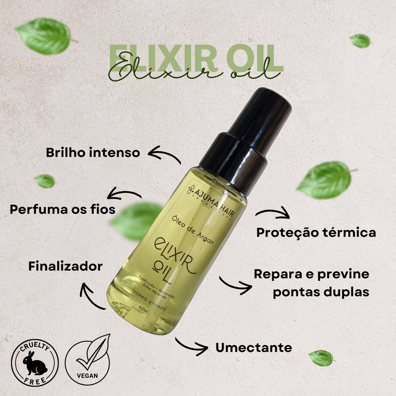 Óleo de argan 60ml Ajuma Hair