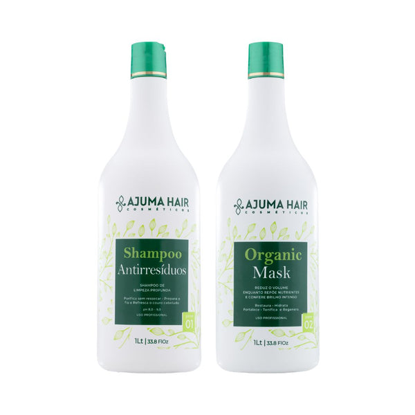 Kit Antiresíduos Orgânico Ajuma Hair 1L