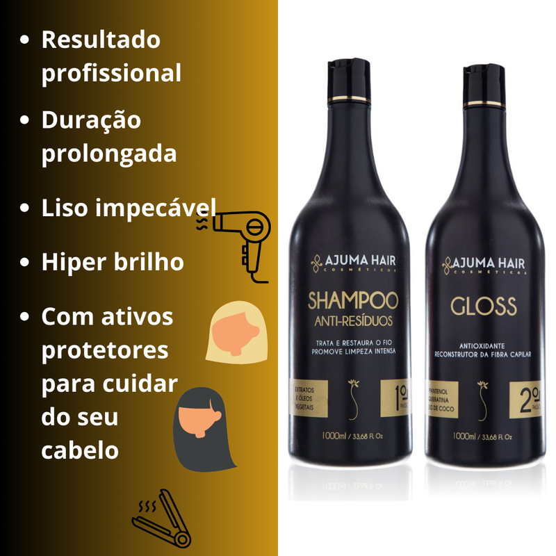 Kit Antiresíduos Ajuma Hair 1L